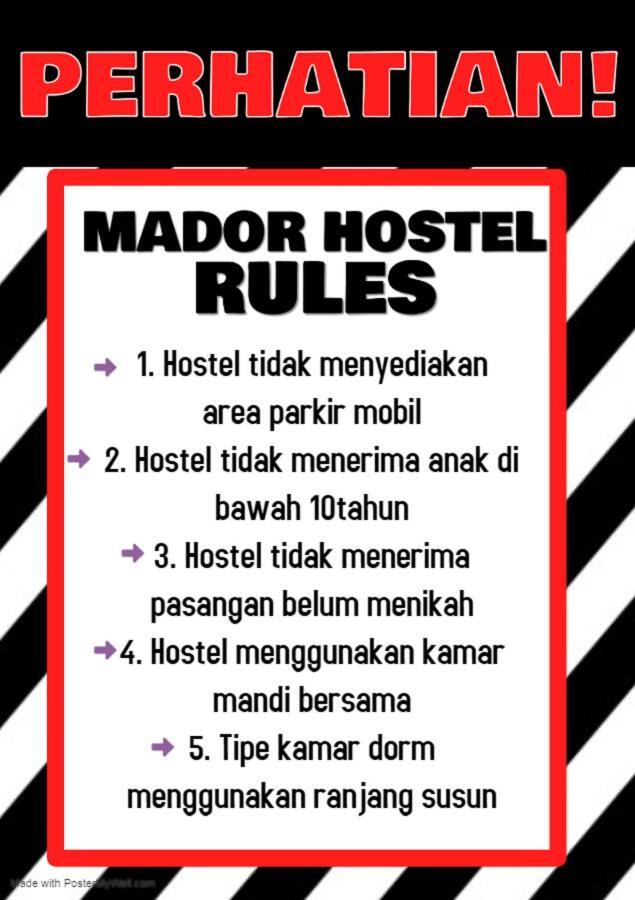Mador Malang Dorm Hostel מראה חיצוני תמונה
